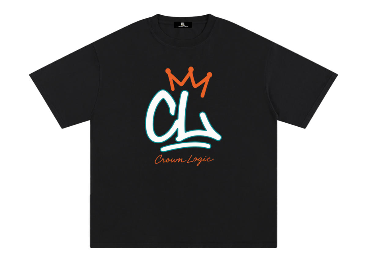 CL Miami Nights Tee - Teal/Orange
